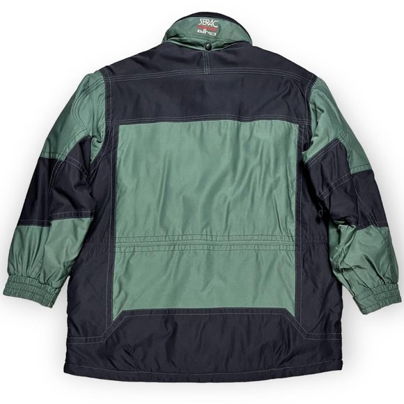 Serac Vintage 90s ELHO Winter Ski Snowboard Jacket - Mens XL - Picture 2 of 4